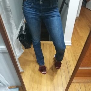 Express Barely Boot midrise jeans